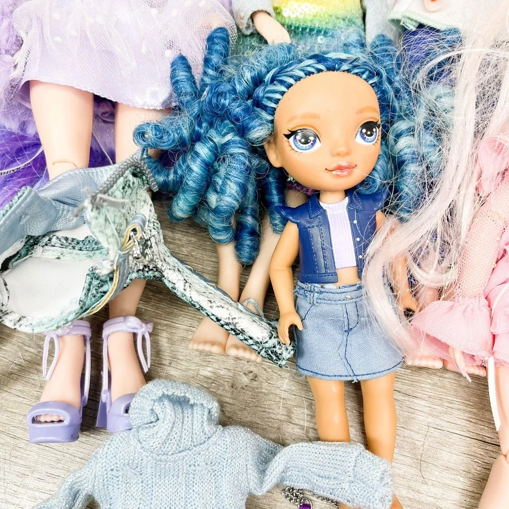Rainbow High Shadow High Doll Lot Violet Amaya Bella Skyler Hali Accessories